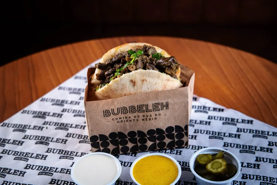 Shawarma de carne do Bubbeleh